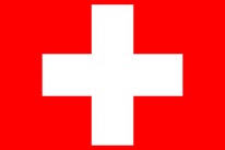 Die schweizerische Flagge.