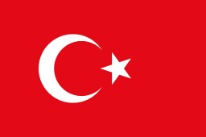 Die türkische Flagge.