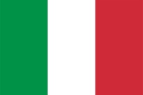 Die italienische Flagge.